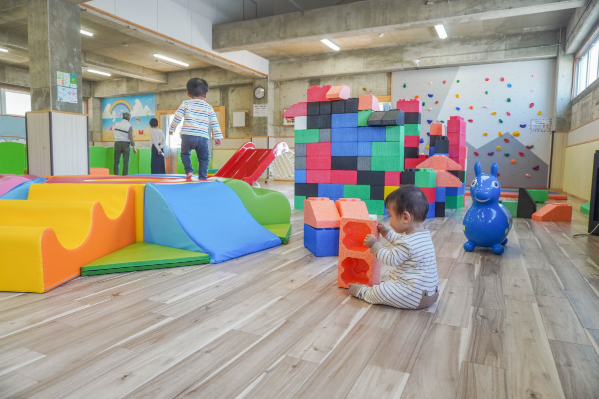 赤ちゃんも遊べる！ わけまろパークの「子どもひろば」に行ってみた